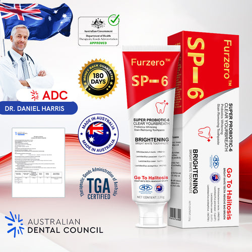 ✅ADC-CERTIFIED😁Furzero™ Aussie SP-6 Probiotic Ultra Whitening Toothpaste🦷👨‍⚕️Recommendation🪥