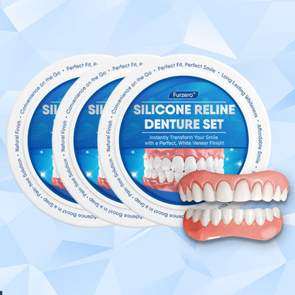 💎Furzero™ Silicone Reline Denture Set🦷