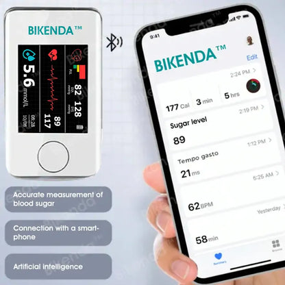 🏬Official Store | Bikenda™ A.M.A.-Approved Non-Invasive Blood Sugar Monitor [99.9% Accuracy]🏆+ Free Gift🎁