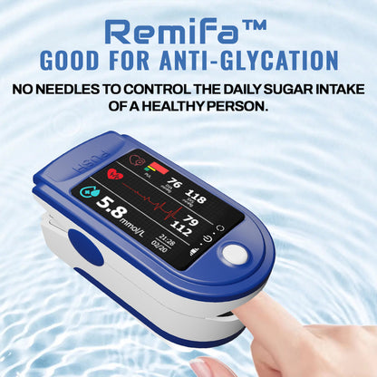 Official Store: 𝐑𝐞𝐦𝐢𝐟𝐚™ 𝐍𝐨𝐧-𝐈𝐧𝐯𝐚𝐬𝐢𝐯𝐞 𝐆𝐥𝐮𝐜𝐨𝐬𝐞 𝐌𝐨𝐧𝐢𝐭𝐨𝐫🏅Clinical Precision ✅DA Approved🔋Comes with Travel Case, Battery, and Strap
