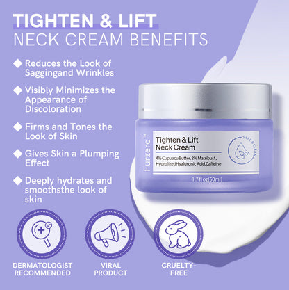 Furzero™ Aussie Tighten & Lift Neck Cream (✅TGA-CERTIFIED)🔥80% OFF🌸