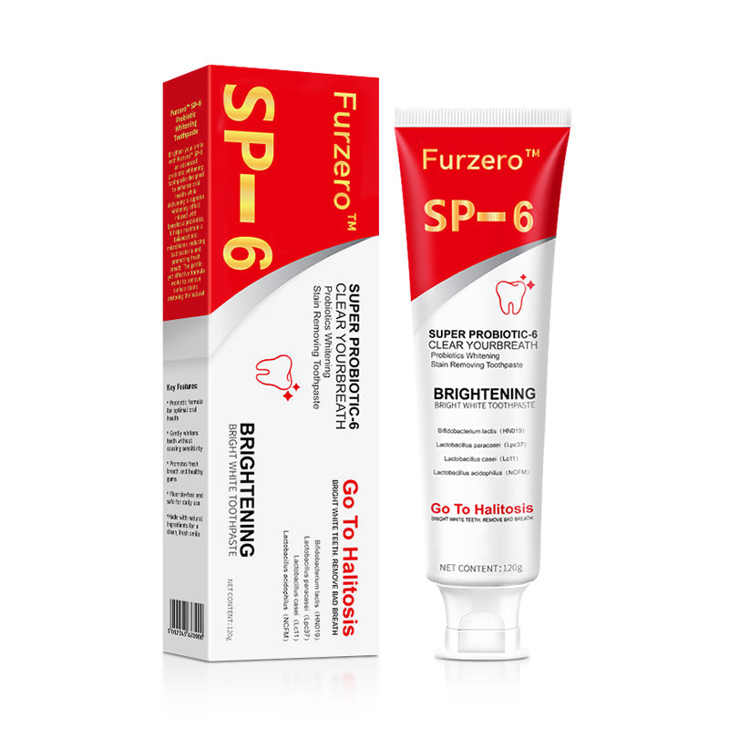 Furzero™ SP-6 Probiotic Ultra Whitening Toothpaste🦷