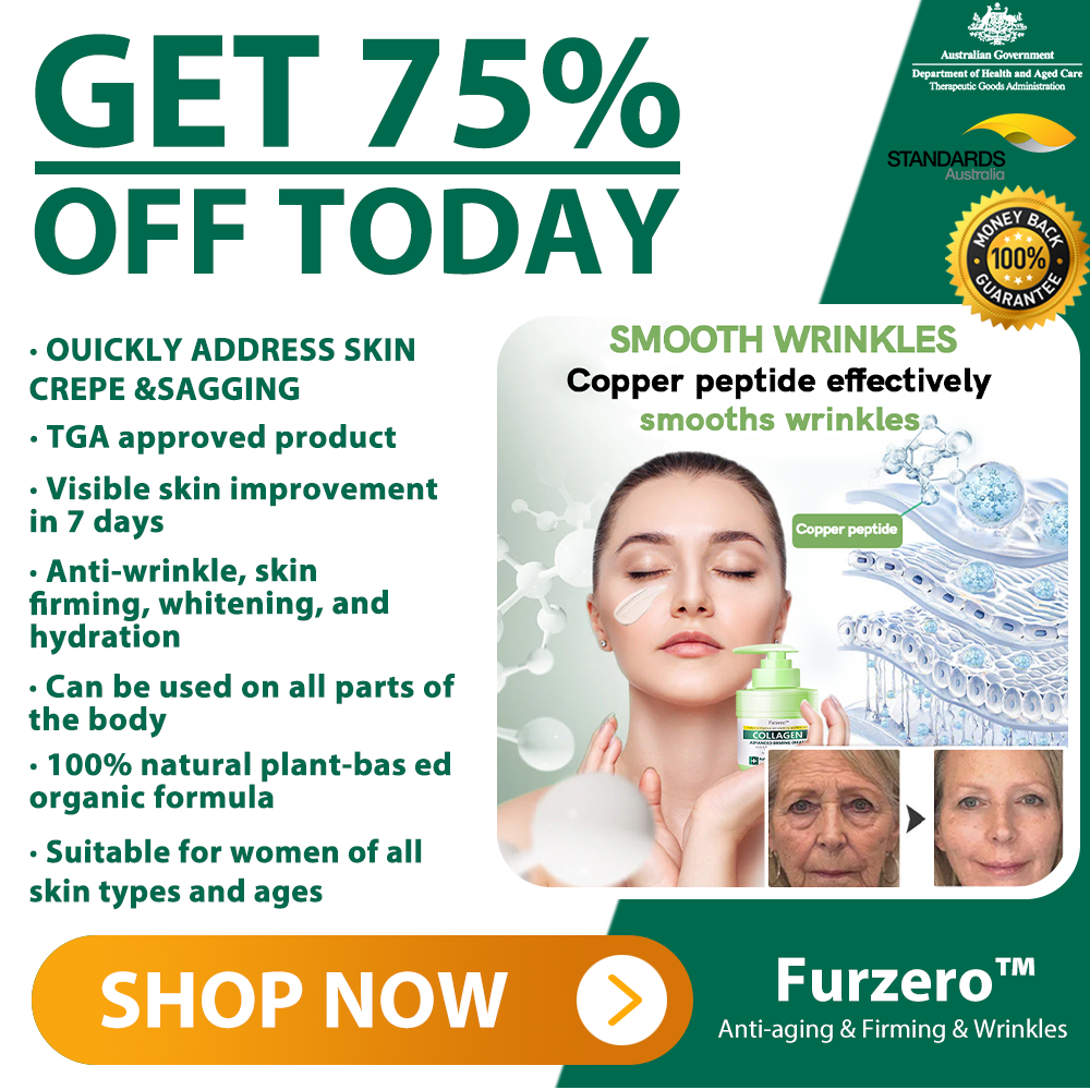 ✅TGA Certified Furzero™ Australian Collagen Peptide Firming Cream (Around the eyes, forehead, and laugh lines)