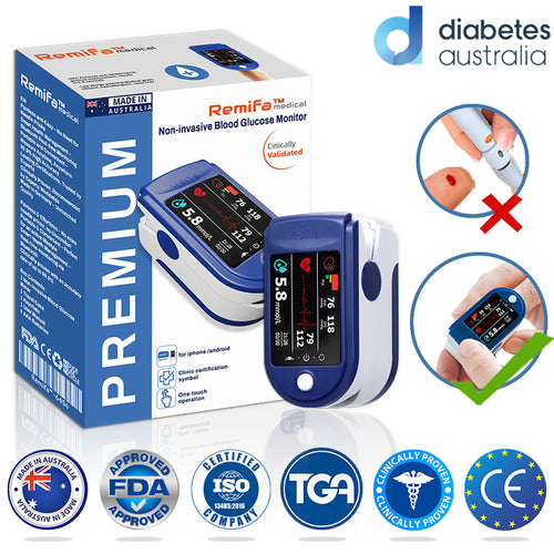 Official Store: 𝐑𝐞𝐦𝐢𝐟𝐚™ 𝐍𝐨𝐧-𝐈𝐧𝐯𝐚𝐬𝐢𝐯𝐞 𝐆𝐥𝐮𝐜𝐨𝐬𝐞 𝐌𝐨𝐧𝐢𝐭𝐨𝐫🔬Clinical Precision ✅DA Approved🔋Comes with Travel Case, Battery, and Strap
