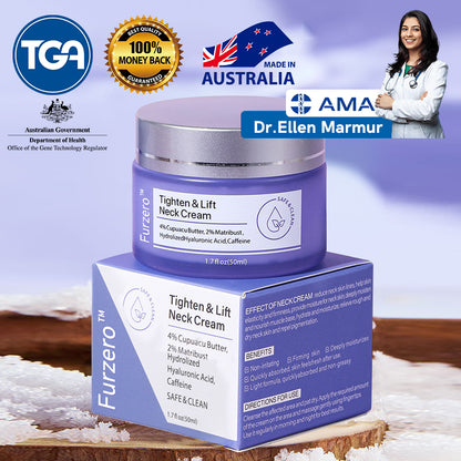 Furzero™ Aussie Tighten & Lift Neck Cream (✅TGA-CERTIFIED)🔥80% OFF🌸