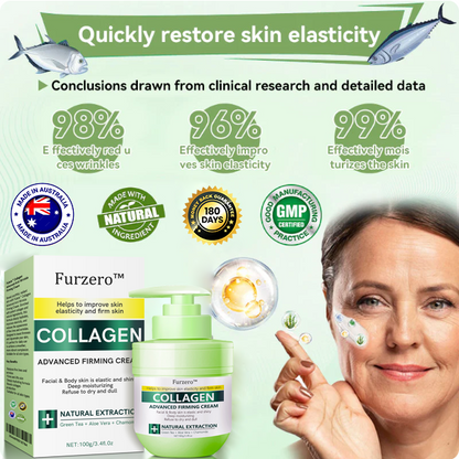 ✅TGA Certified Furzero™ Australian Collagen Peptide Firming Cream (Around the eyes, forehead, and laugh lines)